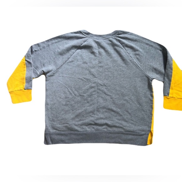 Victoria's Secret Yellow and Gray Crew Neck Sweater - Picture 4 of 5